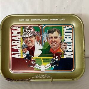 Vintage Metal Tray Size  13.5” X 10.5”